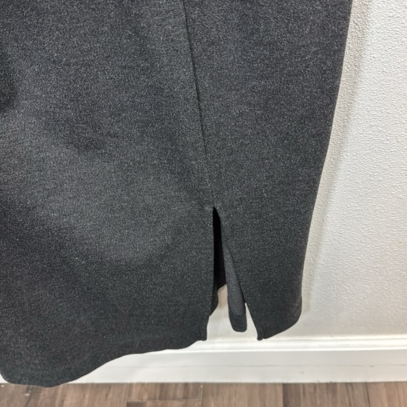 Anthropologie dark gray column Dress with Dolman Sleeves - Picture 4 of 12